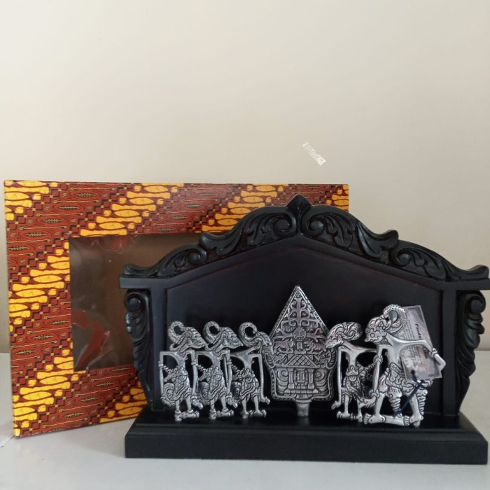 Promo Wayang Geber Pajangan Hiasan Wayang Pandawa Lima Silver