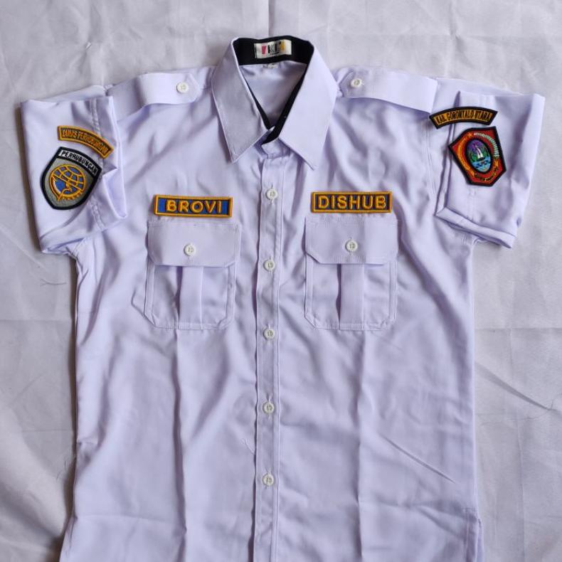 Baju Pdh Dishub Pria / Pdh Dishub Pria / Kemeja Dishub Pria / Baju Pdh Dinas Perhubungan Pria / Pdh 