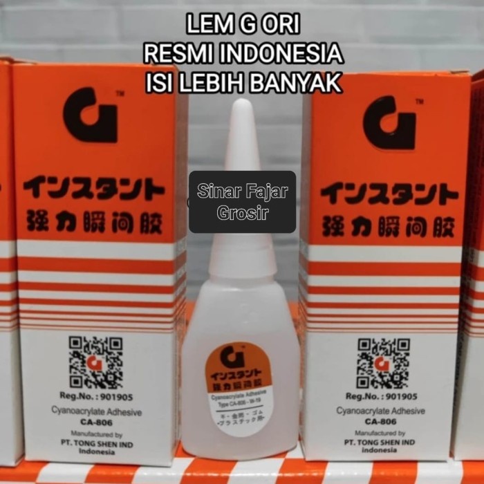 

Lem Tetes G / Lem G Korea 1 Box Isi 50 Pcs