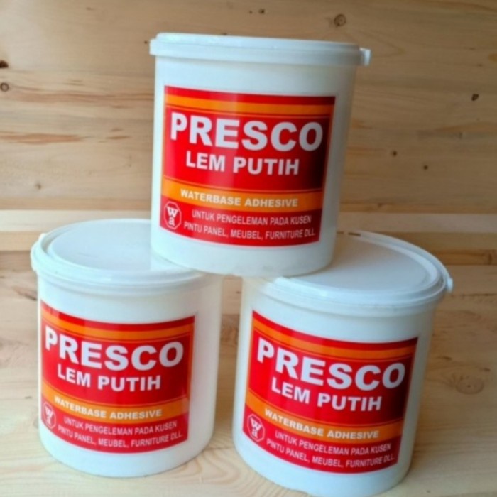 

Lem Kayu Presco Warna Putih Susu