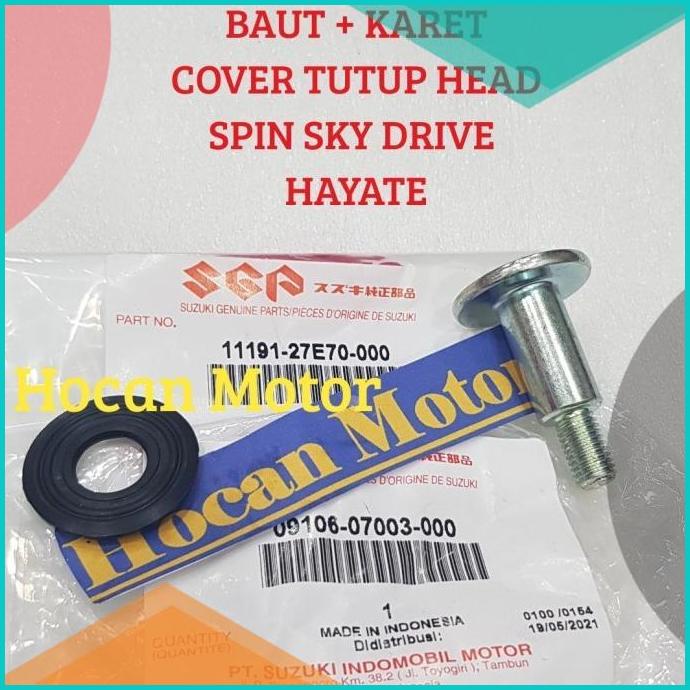 BAUT PLUS KARET SEAL TUTUP COVER HEAD HED SPIN SKYDRIVE SKYWAVE HAYAT