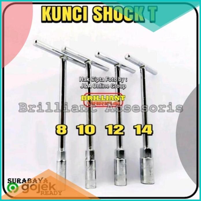Kunci Shock Shok T Pendek - 8 / 10 / 12 / 14 20JVLZ3 onderdil