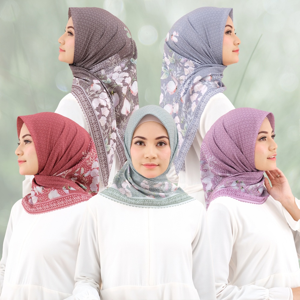 STYLISH HIJAB DAILY Mevrouw Hijab JAMILA 110x110 Ultrafine Lasercut