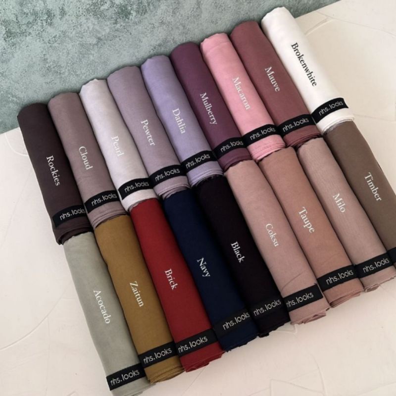 STYLISH HIJAB DAILY Ultrafine Voal by nhs.looks