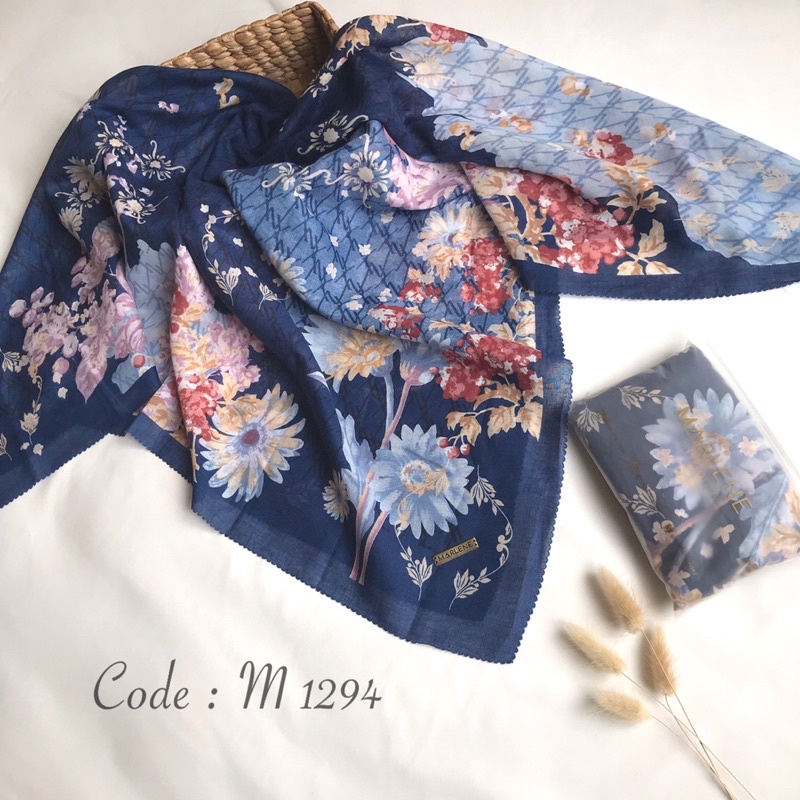 STYLISH HIJAB DAILY Hijab Voal Motif Premium (PAKET RESELLER dengan Metal Logo dan Free Pouch)