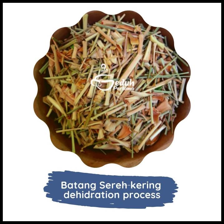 

TERBARU TEH SEREH KERING / LEMONGRASS TEA - TEH HERBAL BATANG SEREH ORGANIK !