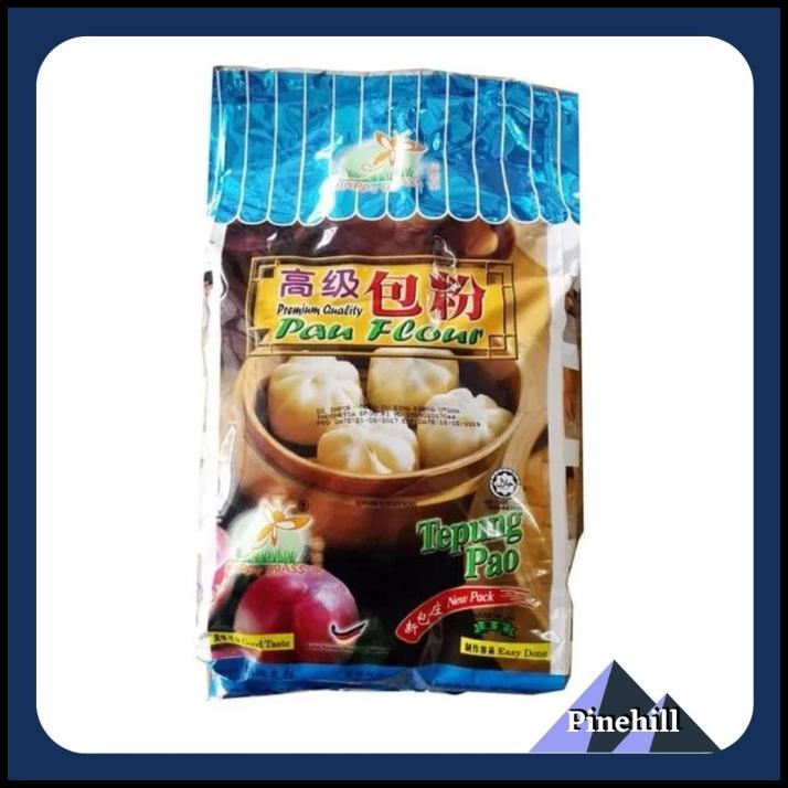 

TERMURAH HAPPY GRASS TEPUNG PAO BAKPAO 1,3KG / TEPUNG BAKPAU / BAPAO FLOUR !!