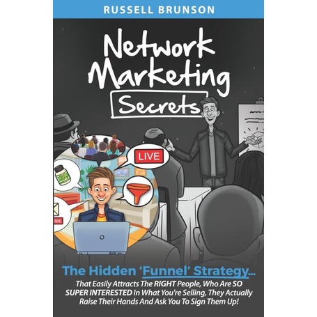 

Buku Cetak Network Marketing Secrets, Russell Brunson