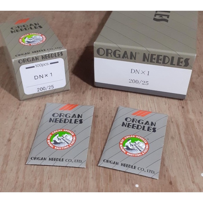 

Jarum Mesin Jahit Karung DNx1 No 25 / DN x 1 Organ Needles Japan