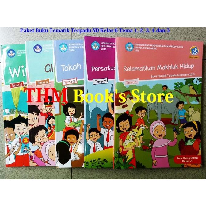 

SALE Buku Tematik SD Kelas 6 Tema 1,2,3,4,5 K13 Revisi 2018 Semester 1 Termurah