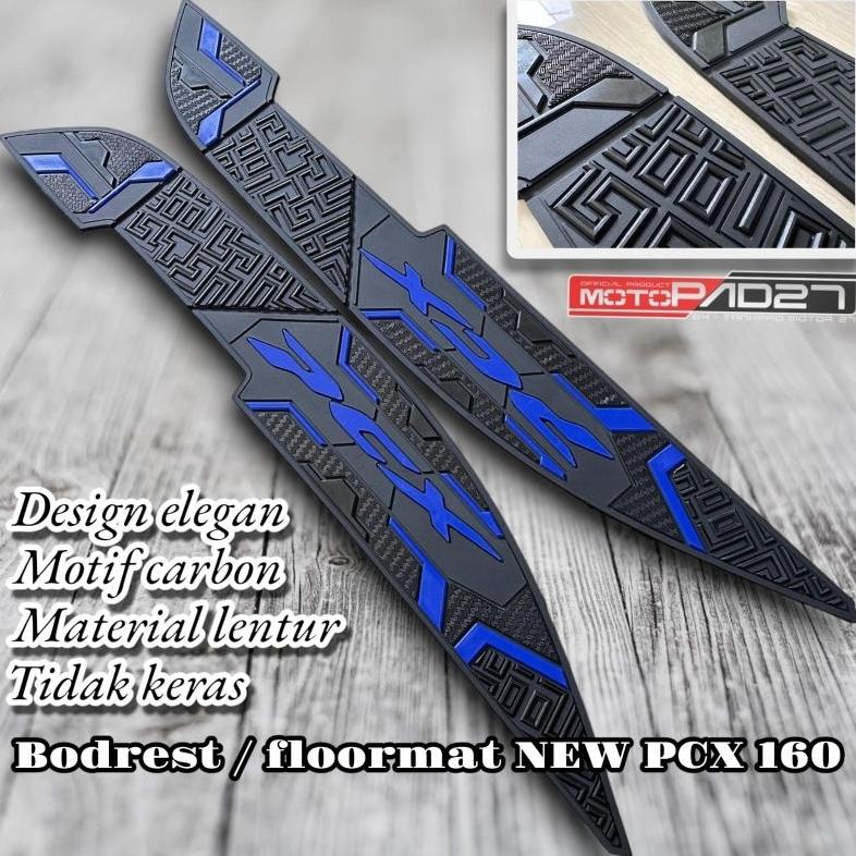 Hot - Karpet Motor Pcx 160 2021-2023 Bordes pijakan kaki Pcx 160 2021-2023 Alas kaki Pcx 160