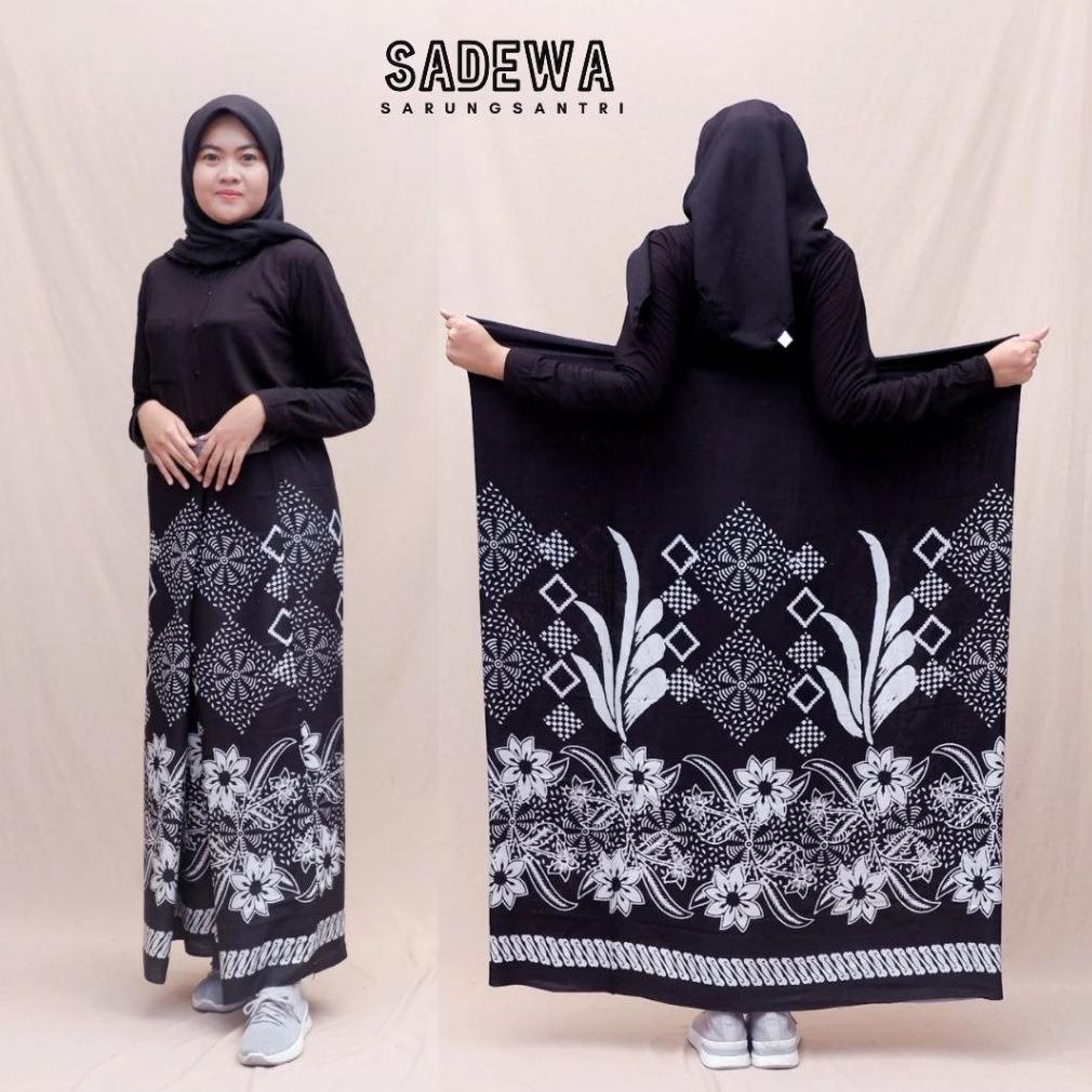 Kekinian - SARUNG BATIK WANITA SANTRI PUTRI SALJU DOA IBU   SARUNG TAYYIP 
