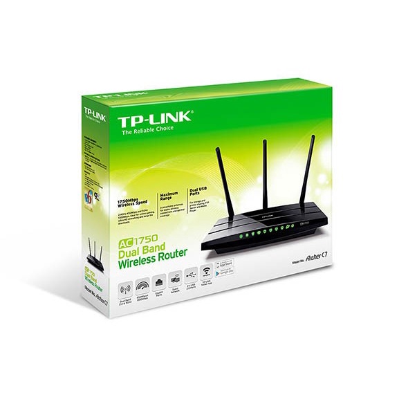TPLink Dual Band Wireless Gigabit Router Archer C7