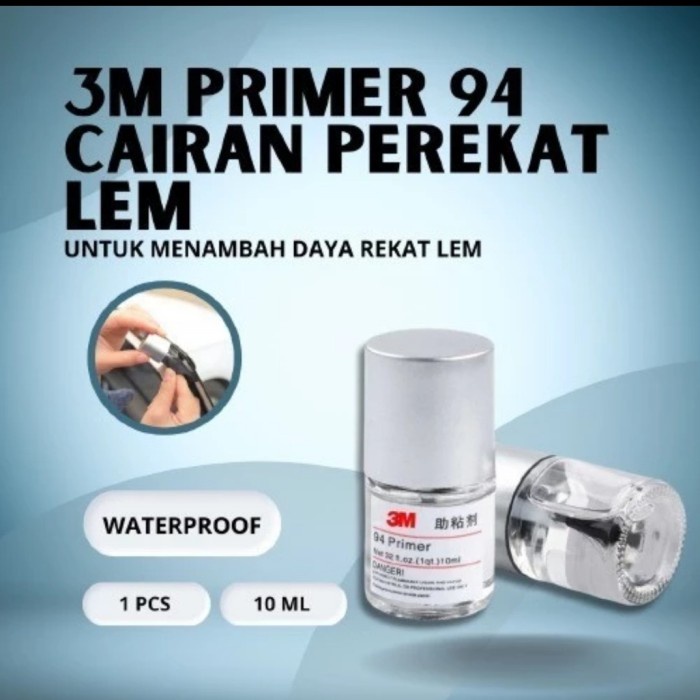 

{{{{}}] 3M primer 94 adhesive lem perekat double tape dan sticker 10 ml ORI