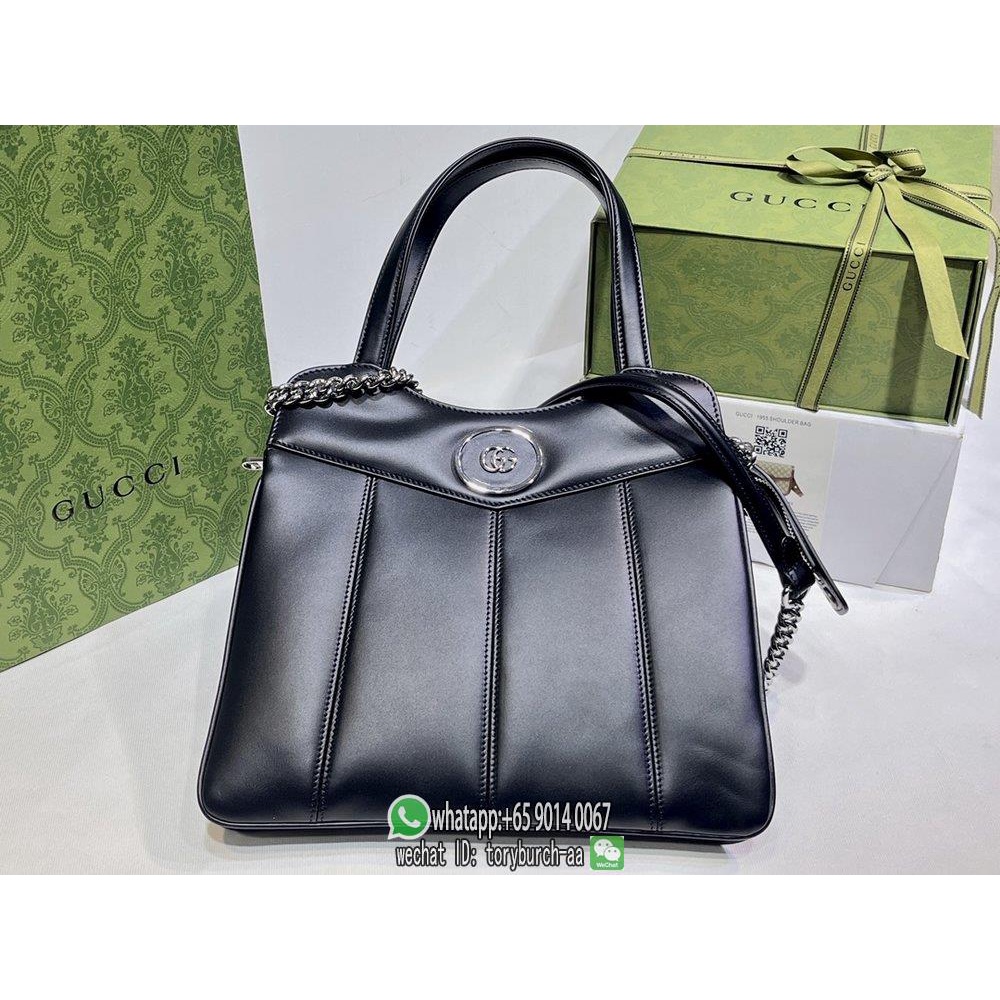 Gucci petite GG shoulder shopping tote sling shoulder crossbody commuter office bag