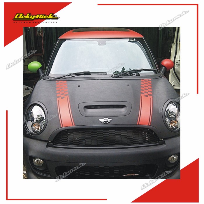 Cod Cutting Sticker Kap Mesin Mini Cooper Kode Ema218