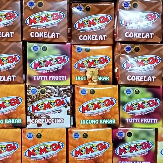 

rah Momogi coklat, keju, jagung bakar, tutifruty, capucino