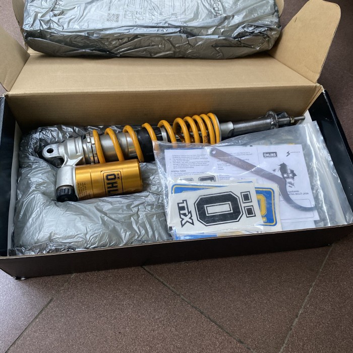 {BEKAS} Ohlins rear/belakang for vespa sprint/primavera/s/lx fullset complete Murah