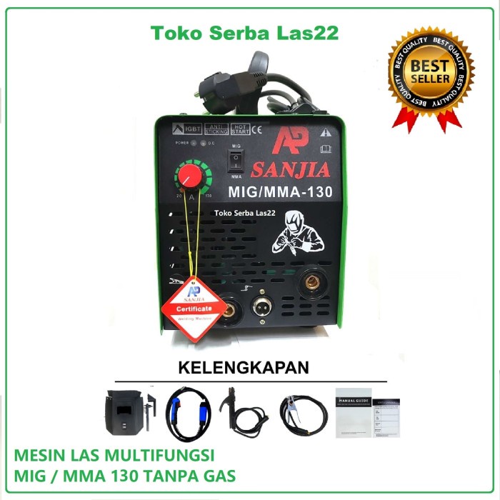 Promo Mesin Travo Las Listrik Inventer Tanpa Gas Mig / Mma 120 130 450Watt