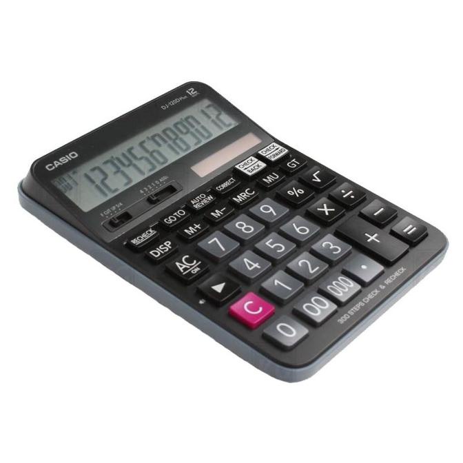 

KALKULATOR CASIO ORIGINAL DJ 120D PLUS - KALKULATOR CASIO 12 DIGIT