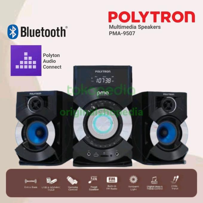 best seller] Polytron PMA9507 polytron multimedia speaker Bluetooth pma 9507