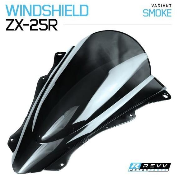 REVV Windshield ZX25R ZX 25 R ZX 25R Smoke