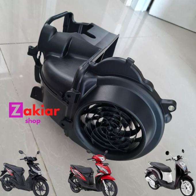 Cover Mesin Beat Karbu Cover Mesin Atas Bawah Tutup Kipas