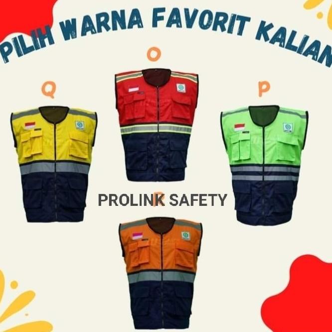 uru ROMPI SAFETY BAHAN KAIN DRILL ANEKA WARNA