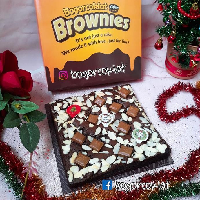 

Kue Natal Brownies Coklat Cadbury Almond Stok Terbatas