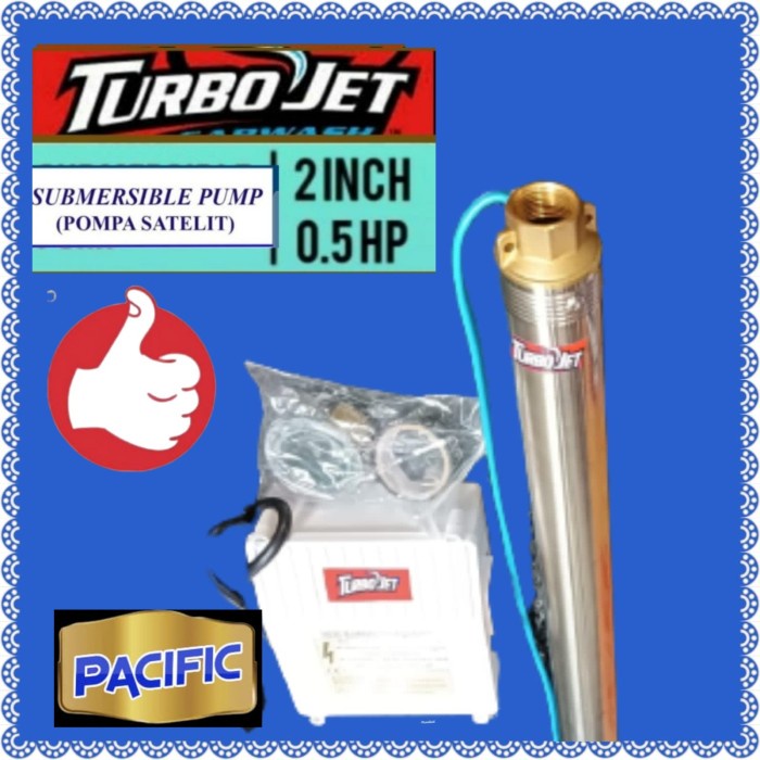 [New] Pompa Satelit 0.5Hp Casing 2 Inch Shimizu 315K Submersible Shimge Terbaru