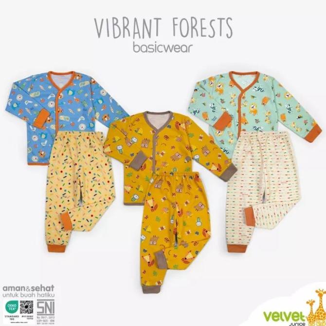 Lakuku - Velvet Junior Setelan Lengan Panjang Baju Celana Piyama