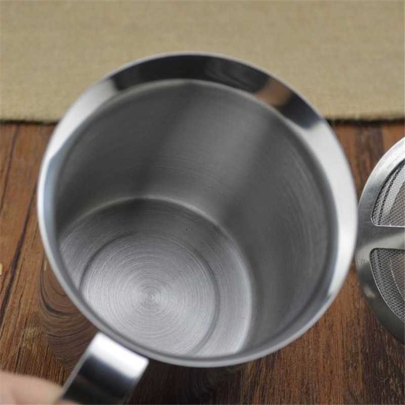 Gelas Pembuih Susu Lk Frother French Press Manual Stainless Steel