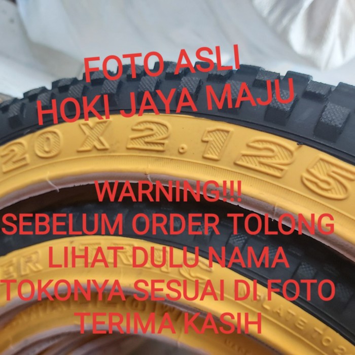 BAN LUAR 20 X 2.125 SWALLOW 2125 SEPEDA BMX ORIGINAL