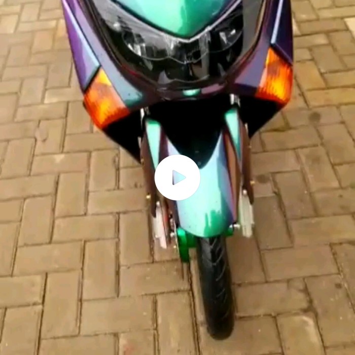 Cat bunglon / warna hijau,biru,ungu mantul