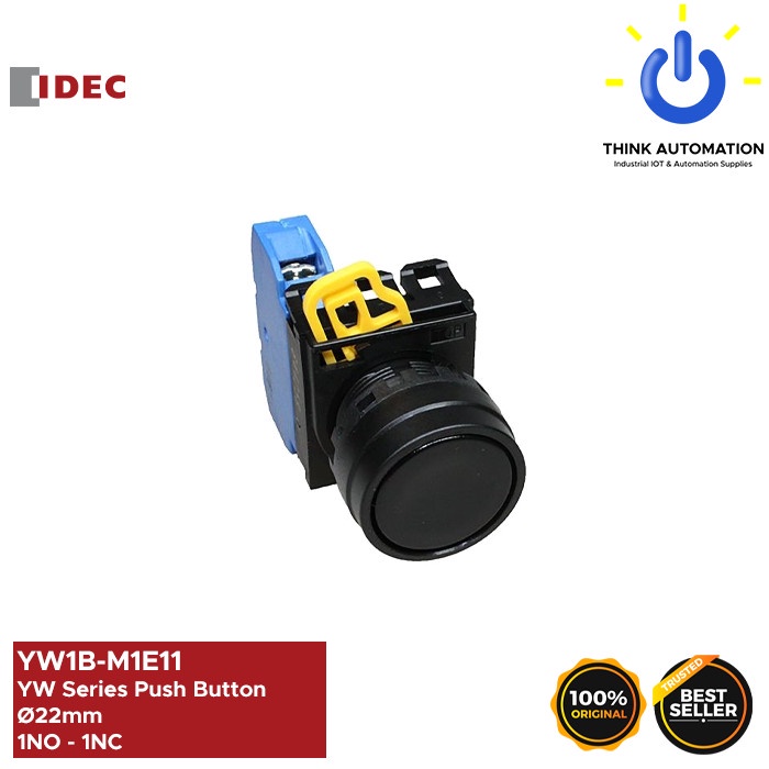 Termurah Pushbutton 22Mm Idec Yw1B-M1E11B Free Ongkir