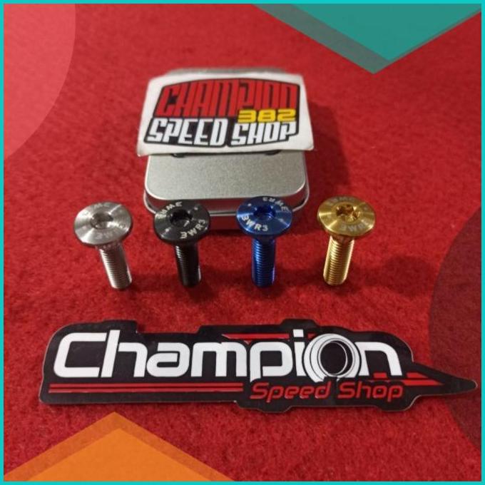 Baut Piringan Cakram Depan Belakang Titanium WR3 ER6N ER6F Vulcan 650