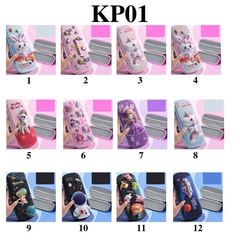 

New - Kotak Pensil Anak cowok dan cewek Karakter 3D .,