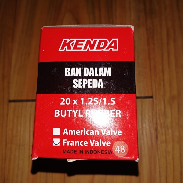 ban dalam sepeda 20 x 1.25/1.50 kenda fv presta 48 mm lelalela8187