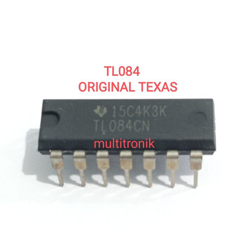 TL 084 ic TL084 ORIGINAL TEXAS IC TL084CN Quad Op-Amp Original Texas Instruments