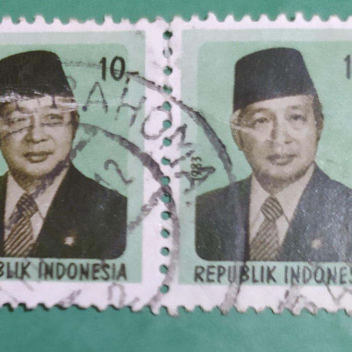Perangko - Perangko Soeharto, Perangko Kuno Suharto 1983, Perangko 10 Sen, Set 2