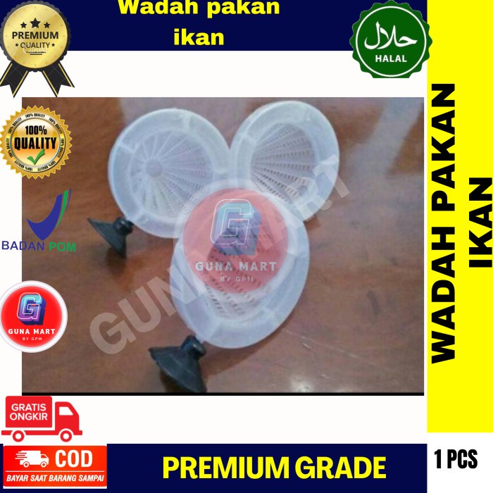 .........] Wadah Pakan Ikan Cup Tempat Cacing Sutra Aquarium Aquascape Akuarium