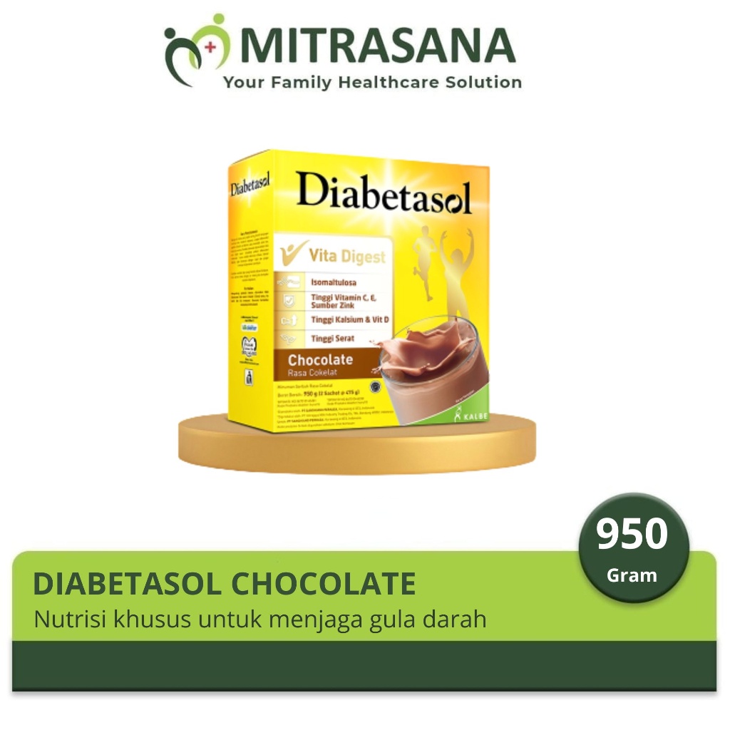 

Diabetasol Chocolate 950 Gram