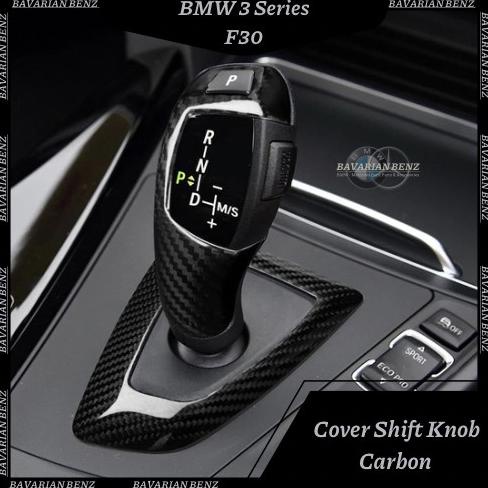 Cover Trim Gear Shift Knob Carbon Interior BMW f30 f10 Berkualitas