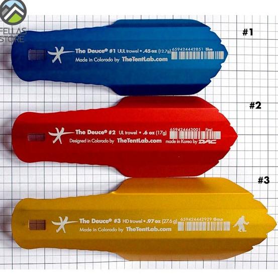 The Deuce #3 Sky - Lightweight Toilet Trowel / Spade