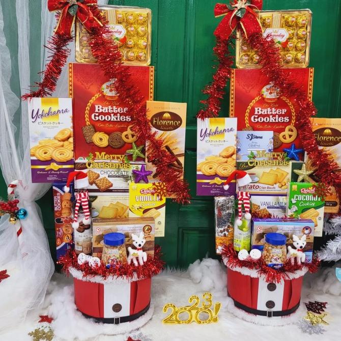 

Terlarisss - Paket Dekorasi Hampers Natal Christmas Parcel Hadiah Kue Kering 385 - Langsung Kirim