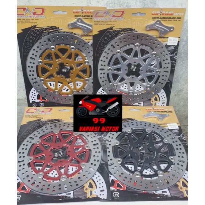 DISCBRAKE DELKEVIC PIRINGAN CAKRAM DEPAN 300mm SATRIA 2 TAK CNC ORIGINAL DELKEVIC  PIRINGAN DISC CAK