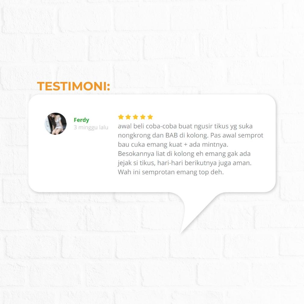 Mwnp*182 Spray Pengusir Tikus | Pembasmi Tikus | Obat Pengusir Tikus Rumah & Mobil | Semprotan Anti 