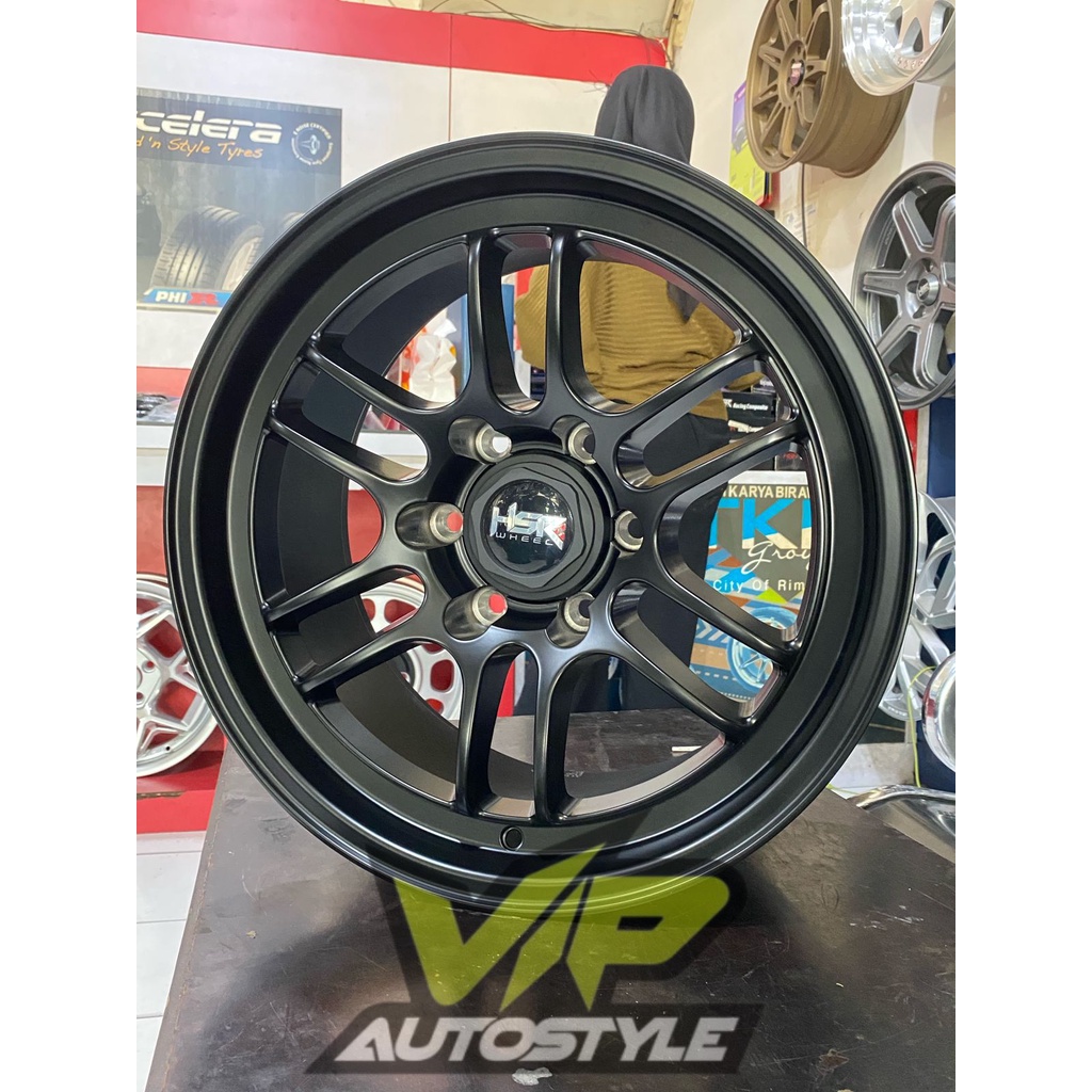 Pelek Mobil Ring 18 R18 Rpf1 Pajero Fortuner Dan Isuzu mu x R18 Lubang 6 Full Black HSR Kumamoto