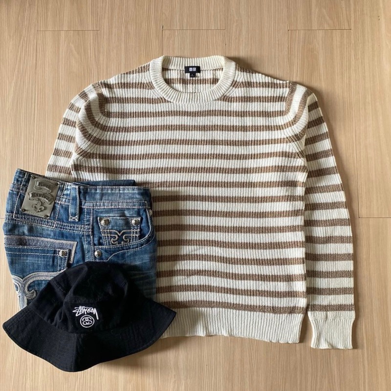 Cardigan Sweater Rajut Knit Pattern Knitwear Unisex Coogi 3D Knit Vintage Colorblo Pl Rajut