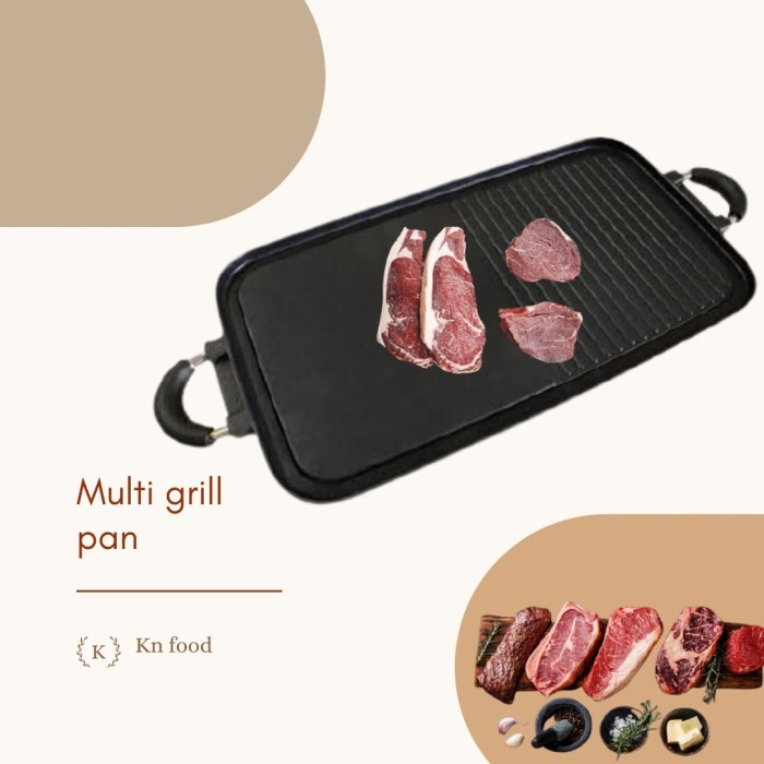 [Ori] Pan Panggang Sosis/Multi Grill Pan 1 Unit/Pan Panggang Serbaguna Diskon